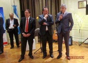 Oscar Ghezzi, Gustavo Santos y Roberto Brunello