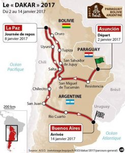 Dakar mapa