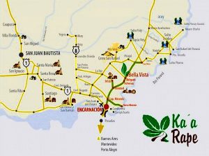 kaa-rape-mapa yerba mate paraguay