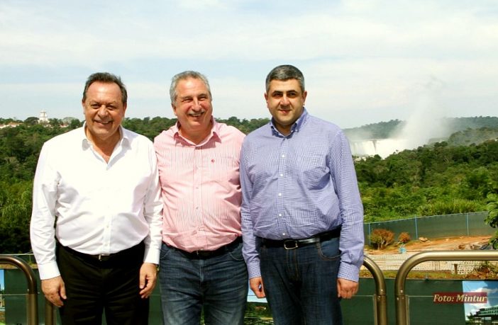 Zurab Pololikashvilli, titular de la OMT, visitó las Cataratas del Iguazú