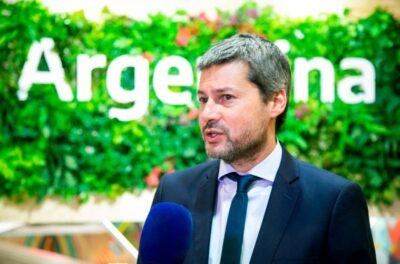 El ministro de Turismo de Argentina Matias Lammens