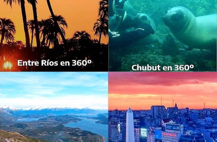 Destinos y atractivos de Argentina en tours virtuales 360º del Ministerio de Turismo para días de cuarentena
