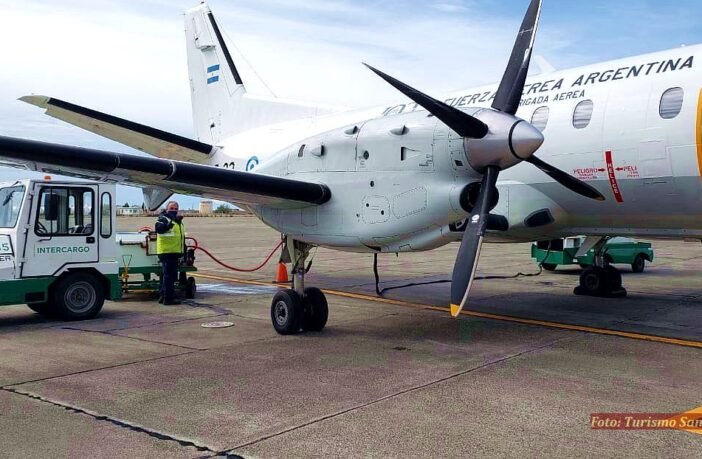 Líneas Aéreas del Estado reinició sus vuelos a la Patagonia austral